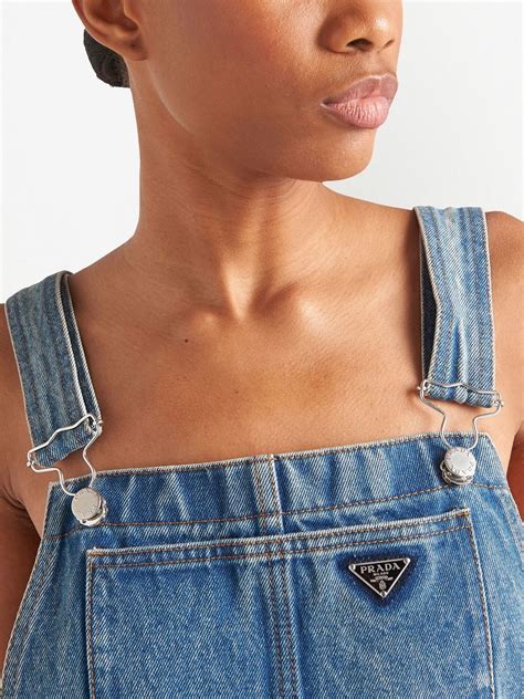 denim prada dress|prada denim romper.